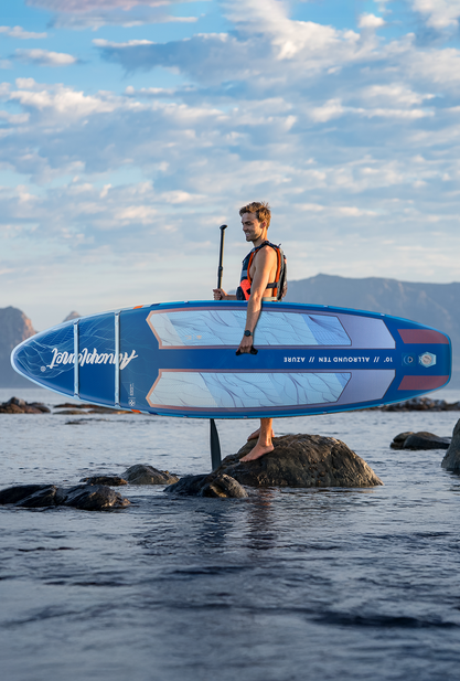 Aquaplanet ALLROUND TEN 10' Pack Paddle Gonflable - Azure