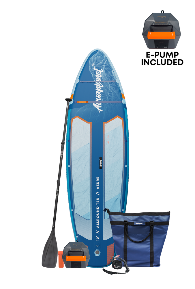 Aquaplanet ALLROUND TEN 10' Pack Paddle Gonflable - Azure