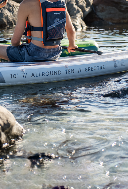 Aquaplanet ALLROUND TEN 10' Pack Paddle Gonflable - Spectre