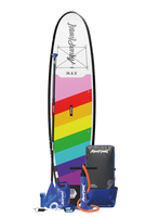 Ensemble de planche à pagaie gonflable Aquaplanet MAX 10'6″ - arc-en-ciel