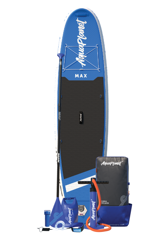 Ensemble de planche à pagaie gonflable Aquaplanet MAX 10'6″ - Bleu