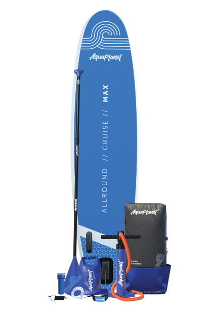 Ensemble de planche à pagaie gonflable Aquaplanet MAX 10'6″ - Bleu