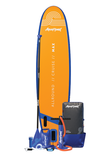 Ensemble de planche à pagaie gonflable Aquaplanet MAX 10'6″ - Orange