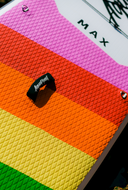 Ensemble de planche à pagaie gonflable Aquaplanet MAX 10'6″ - arc-en-ciel