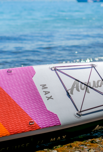 Ensemble de planche à pagaie gonflable Aquaplanet MAX 10'6″ - arc-en-ciel
