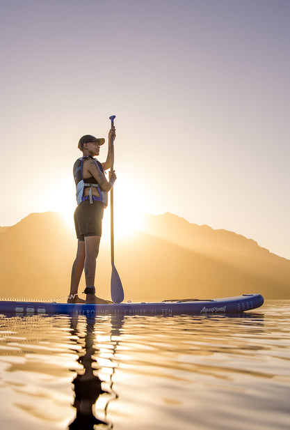 Ensemble de planche à pagaie gonflable ALLROUND TEN 10' d'Aquaplanet - Bleu
