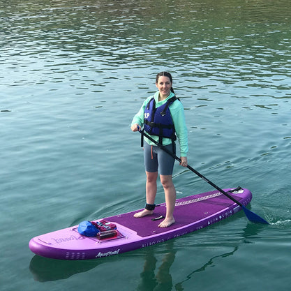 Pack planche à pagaie gonflable ALLROUND TEN 10' d'Aquaplanet - violet