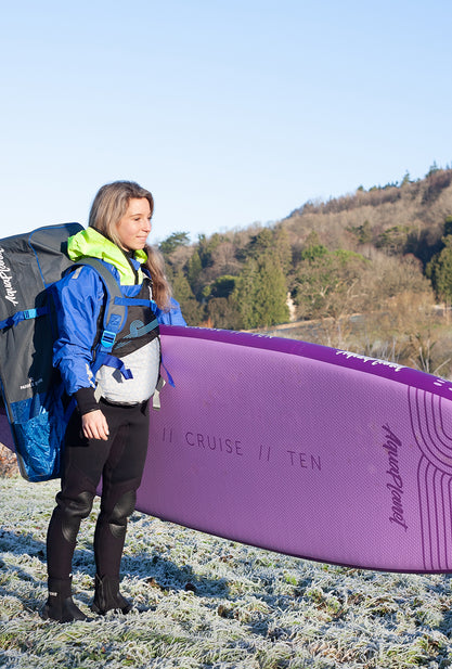 Pack planche à pagaie gonflable ALLROUND TEN 10' d'Aquaplanet - violet