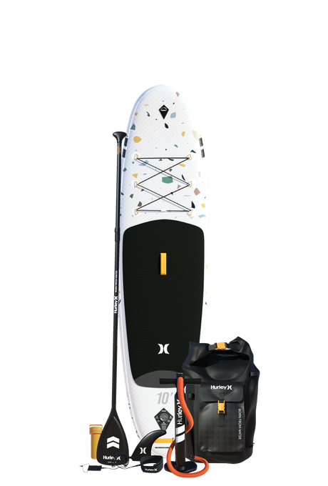 Pack planche à pagaie gonflable Hurley Advantage Terrazzo 10'