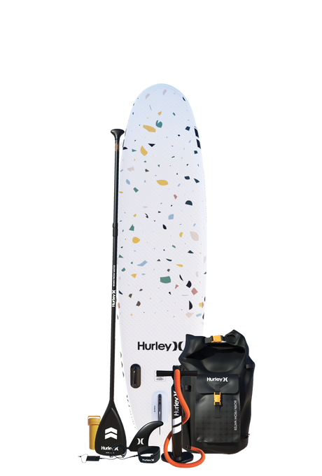 Pack planche à pagaie gonflable Hurley Advantage Terrazzo 10'