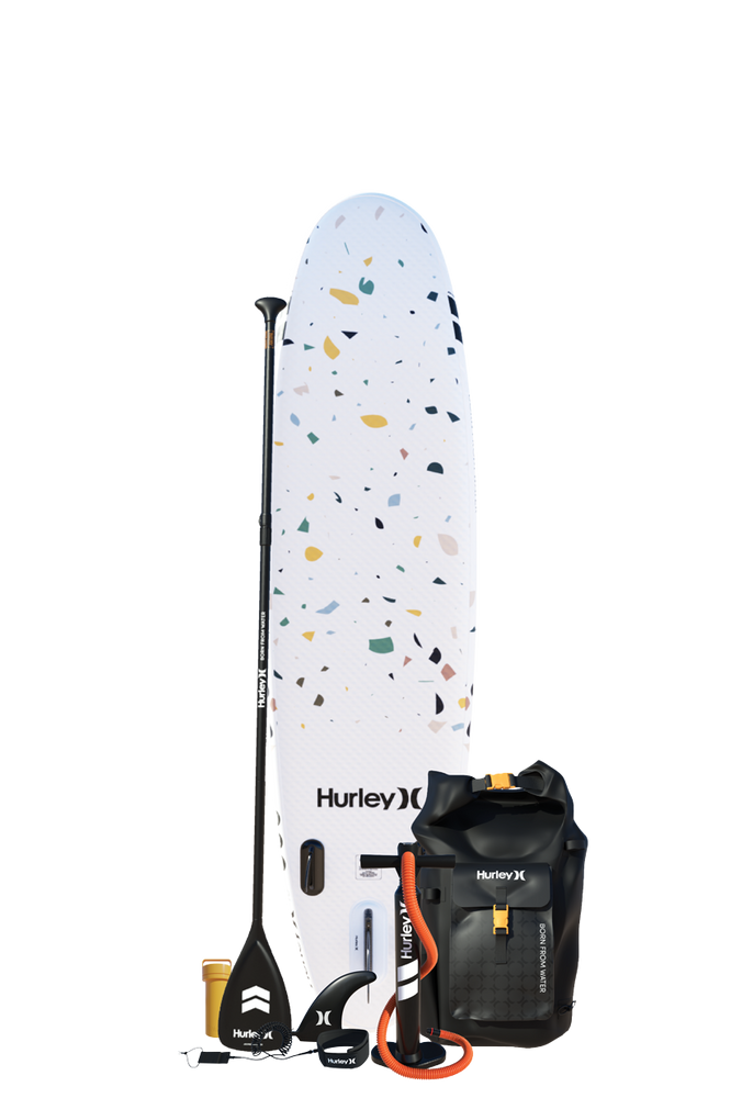 Pack planche à pagaie gonflable Hurley Advantage Terrazzo 10'