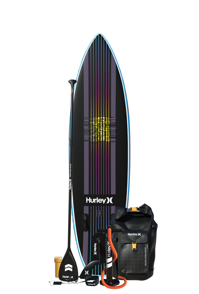 Pack planche à pagaie gonflable Hurley ApexTour Miami Neon 10'8