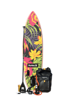 Pack planche à pagaie gonflable Hurley ApexTour Midnight Tropics 10'8